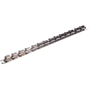 Socket rail 1/2" 14 pcs GEKO, sizes 10–32 mm