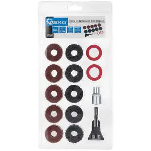 Cleaning Set for Wheel Hubs and Studs GEKO 14 pcs