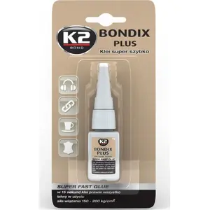 Ātrā līme K2 Bondix Plus 10 g, sacietēšanas laiks 15 s, Osram K2 B101