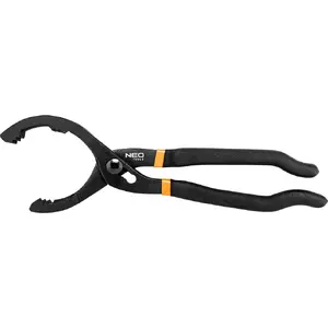 Wrench plier for oil filters NEO tools 11-240, angled 20°, size 63.5–116 mm