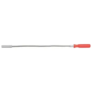 Flexible Magnetic Pickup Tool Vorel 60 cm 78401 — flexible shaft with magnetic tip for reaching and retrieving metal parts