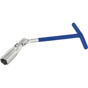 Socket wrench for spark plugs Art-Pol 16 mm, articulated joint model 02201