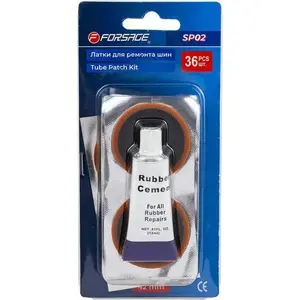 Tire Repair Patch Kit Forsage F-SP02, 36-piece set for puncture repair