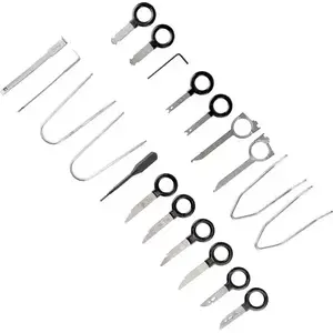 Car radio and navigation removal tool set QUIXX AMI-02515 — 20 stainless steel pry tools