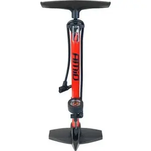 Hand Air Pump Amio AMI-02146 with Built-in Pressure Gauge, Metal Construction