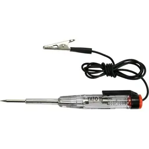 Līnijas sprieguma detektors YATO YT-2865, AC 6–24 V, rokas, melns/sarkans