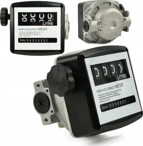 Mechanical Oil Meter GEKO G00971 4-digit Counter — handheld oil flow measurement