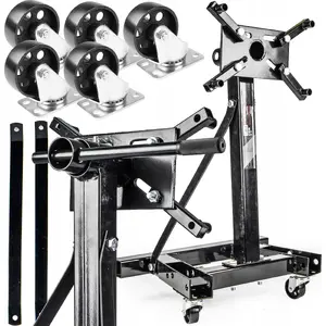 Подставка для двигателя Forsage F-TR29005 — грузоподъёмность 900 кг, 6 колёс, транспортируемая монтажная стойка