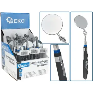 Inspection Telescopic Mirror GEKO 24–69 cm, handheld extendable inspection tool