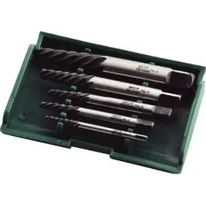Sata broken screw extractor set, 5 pieces, model ST09704ASJ