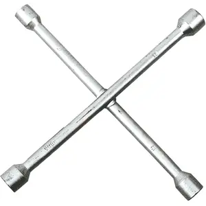 Wheel lug wrench Topex 37D310 — cross key 17/19/22 mm and 13/16"
