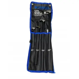 Tire Pry Bar Set Forsage F-904U6 — 4-piece mounting levers and spoons on a tarp