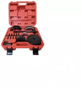 Hub bearing press tool set Forsage F-913T2C — 17 pieces for 62/66 mm VAG group hubs in case
