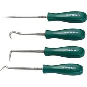 Set of 4 Jonnesway replacement soldering iron tips AI030022 — precision metal tips for electronic soldering