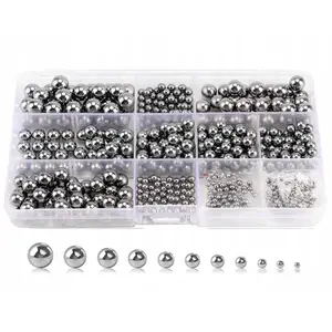 Steel ball set GEKO 470 pcs — assorted sizes for industrial and hobby use