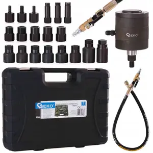 Pneumatic Injector Puller GEKO 5901477182846 with 2 adapters for removing fuel injectors