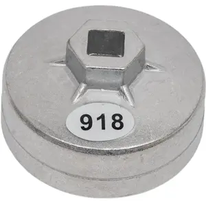 Съёмник масляного фильтра «кожух» Rockforce RF-10687415 74 мм, 15 захватов, выпуклый край