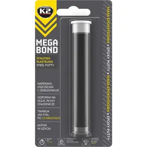 Epoxy steel putty K2 MEGA BOND B322 20 g – two-part metal-repair epoxy putty