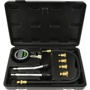 Compression Pressure Tester for Petrol Engines GEKO G02509 — 6-ct Digital LCD Gauge