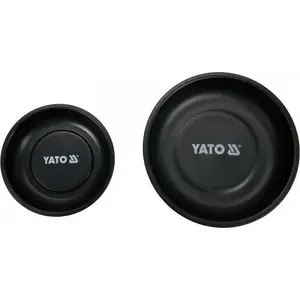 Magnetic Parts Tray YATO YT-08302 — round magnetic bowl for small metal parts