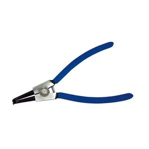 External Circlip Pliers MEGA 28436, 150 mm, bent tip