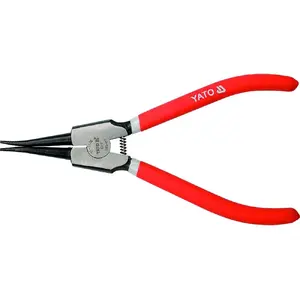 Circlip pliers YATO YT-2136, internal/external type, PVC handles, 180 mm