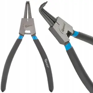 External Circlip Pliers GEKO bent 200 mm (8") for retaining rings, model 15/90