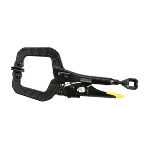 Зажимные клещи C‑образные STANLEY FATMAX Lockgrip Swivel, хромованадиевая сталь, коррозионно‑стойкие