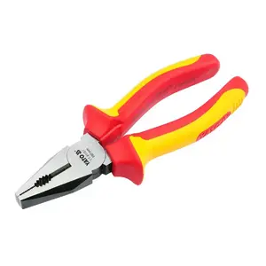 Lineman's pliers YATO YT-21152, chromium-vanadium steel, 180 mm, red/yellow handles