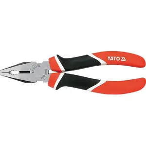 Lineman's pliers YATO YT-1940, chromium-vanadium steel, hardness 44–62 HRC, length 160 mm