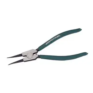 External circlip pliers Jonnesway AG010009, straight tips, for 32–80 mm rings