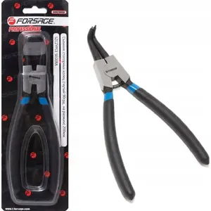 Circlip pliers Forsage F-609200SB bent 90° for removal L-200 mm