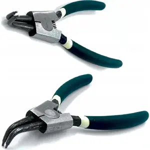 Circlip Pliers Rockforce 609140SB, bent 90° tips, L=140 mm, set 90°