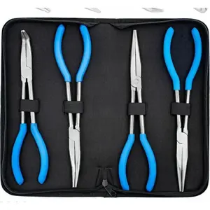 Pliers set Silver EX11680, 4 pieces, 280 mm overall length