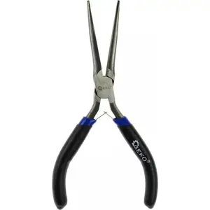 Precision long nose pliers GEKO G00833, straight tips, length 25/100 mm