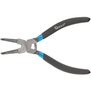 Internal circlip pliers GEKO 160 mm (curved tips) model 15/120