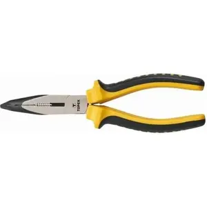 Pliers Topex 32D103 elongated bent steel jaws 160 mm