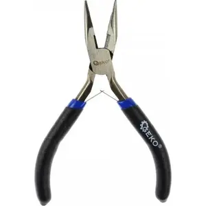 Precision flat pliers GEKO G00831, 115 mm, metal jaws, slim tips