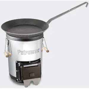 No name Petromax Rakietowa rocket stove set with 24 cm frying pan (RF33-SET-SP24)