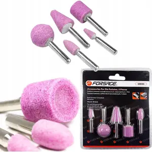 Grinding Stone Set Forsage 5 pcs (6 mm shank) F-GSK503