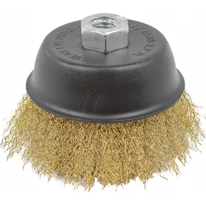 Brush wheel (soft) Rockforce RF-BWC004 for angle grinders, 100 mm