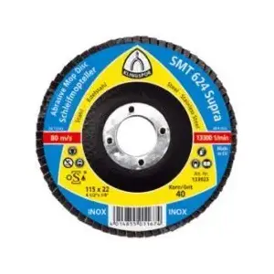 Дисковая шлифовальная лепестковая шкурка KLINGSPOR 125 мм зерно 36 SMT 624 (MPN 222106)