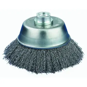 Brush head Abraboro AB90402253 Ø60mm M14 threaded knurled