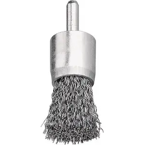 Wire cup brush Abraboro AB93220500 – crimped wire, 22 mm, shank-mounted