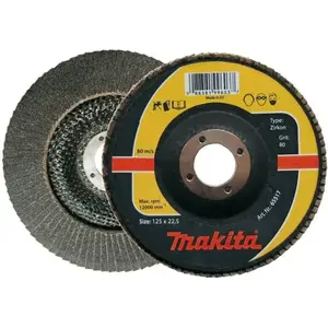 Круг лепестковый Makita Zirkon 125 мм, зерно 40, модель P-65492