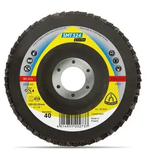 Шлифовальный лепестковый круг KLINGSPOR SMT314 EXTRA 125 мм зерно 80