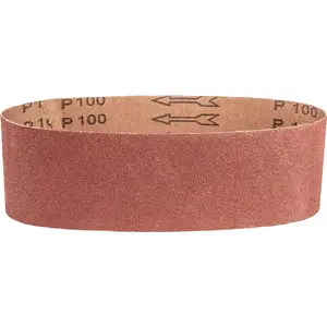 Belt sander abrasive belts GRAPHITE 75 x 533 mm K100, set of 3