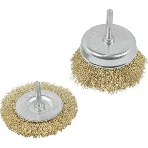 Soft Brush Set for Drills Forsage F-BWS201 — 2 pieces, 75 mm