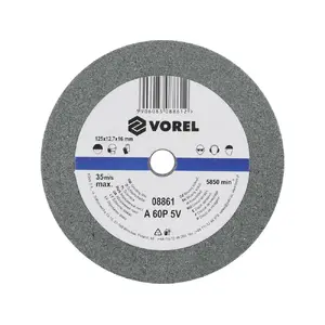 Шлифовально-заточной диск для роторного инструмента Vorel 08861 — Ø 12,5 см, толщина 1,7 см