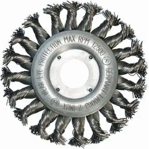 Wire cup brush Abraboro AB90416412 115 mm M14 — twisted wire 0.5 mm